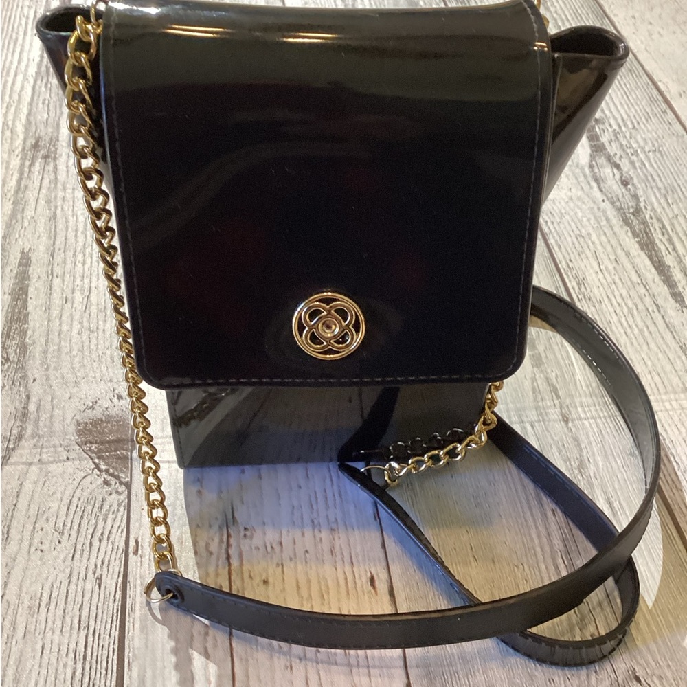 Petite Jolie Jelly Crossbody Bag with Gold Chain